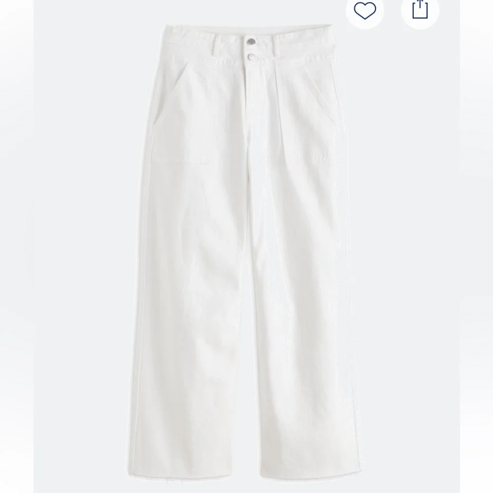 Just USA White Flare Wide Leg Jeans - Picture 3 of 5